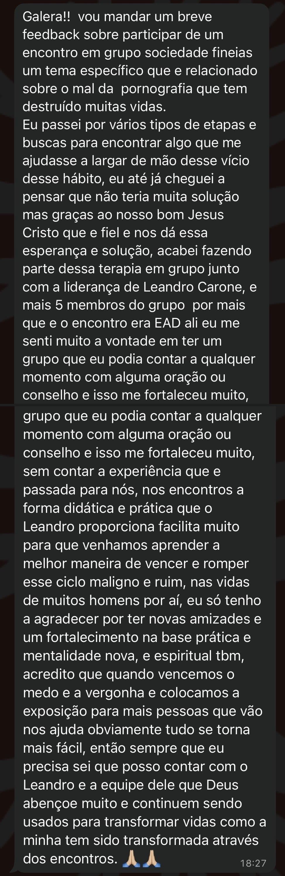 Depoimento de Lucas